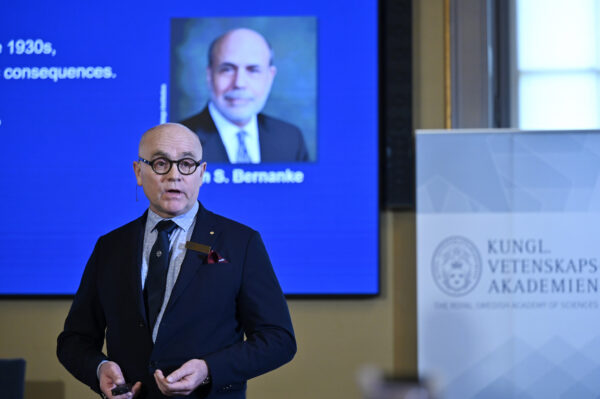 John Hassler, member of the Committee for the Prize in Economic Sciences. Photo: Mikael Sjöberg/The Royal Swedish Academy of Sciences.