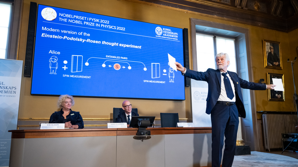 Announcement of the Nobel Prize in Physics 2022 Kungl
