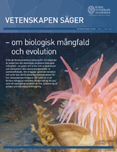 Omslaget till skriften Vetenskapen säger – om biologisk mångfald och evolution.