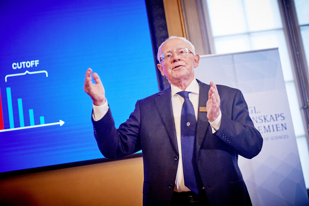 Mats Larsson, medlem av Nobelkommittén för fysik. Foto: Patrik Lundin.