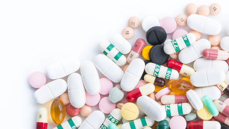 packings of pills and capsules of medicines