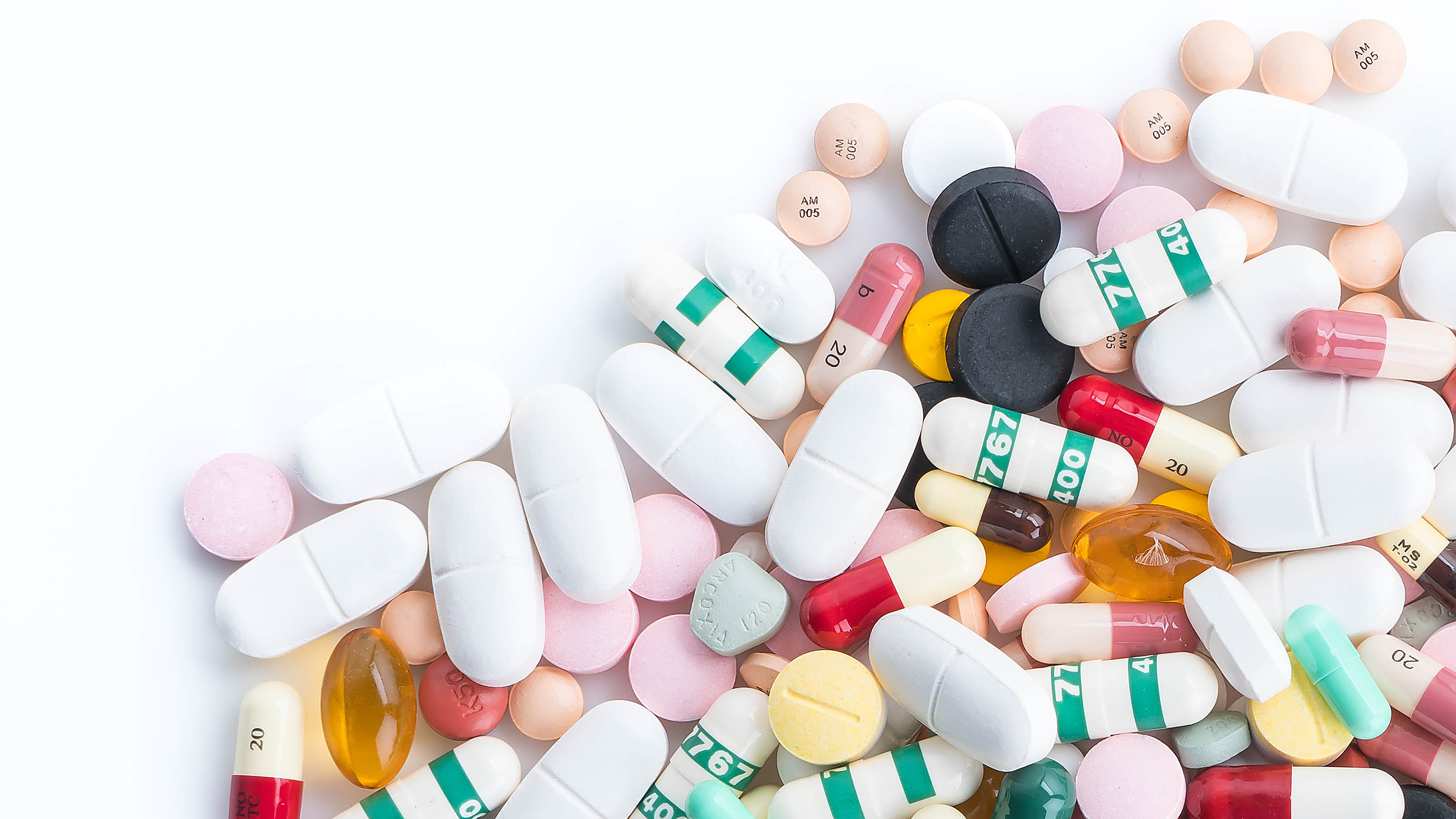 packings of pills and capsules of medicines