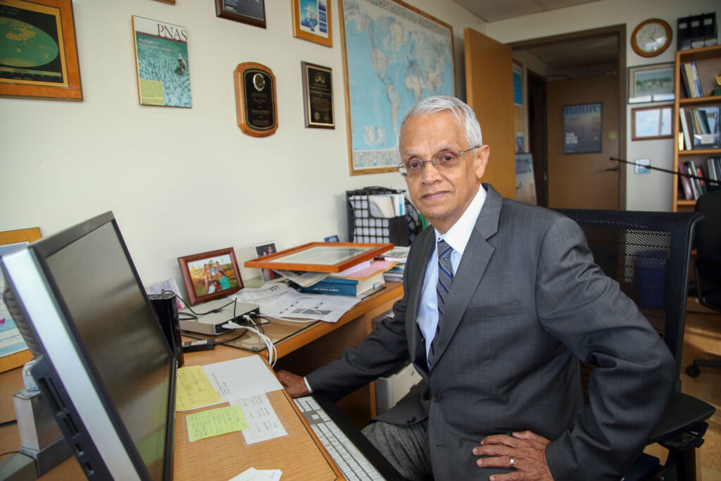 Ramanathan at his office. Photo: Glenn Marzano