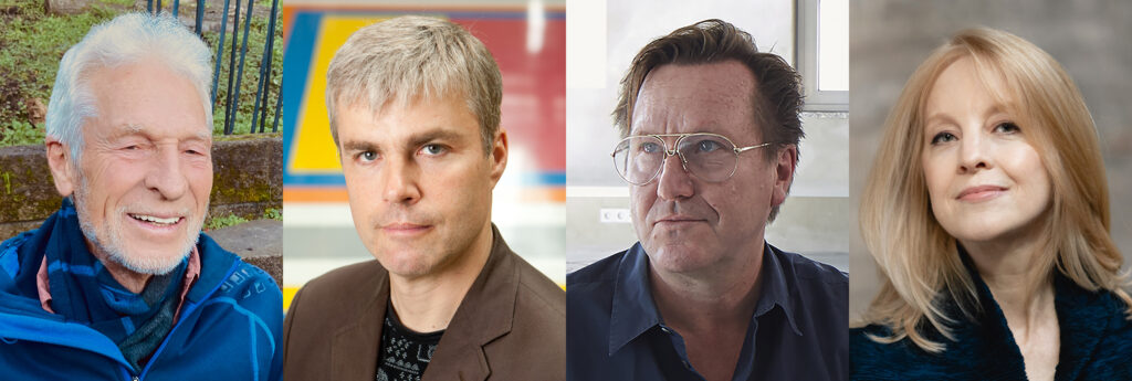 Bastiaan C. van Fraassen, Tobias Holck Colding, Arno Brandlhuber och Maria Schneider.